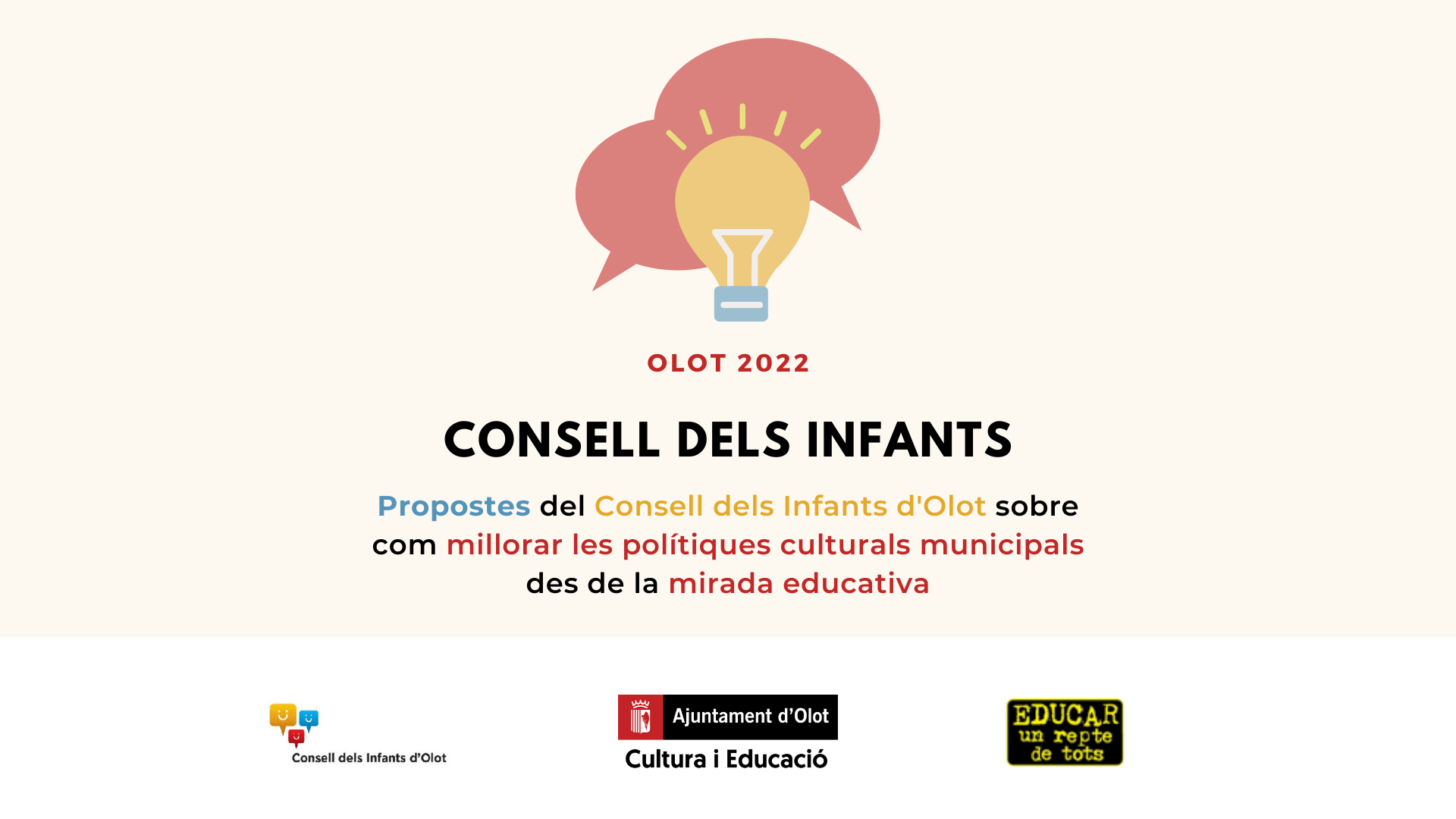 Caratules Consell Infants Video