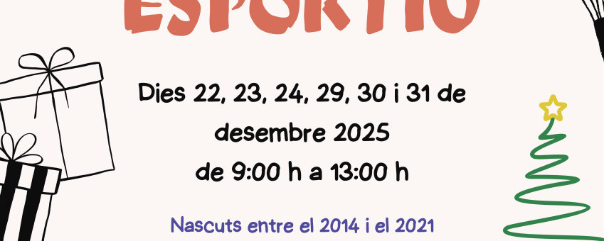 Cartell Nadal Esportiu 25-26