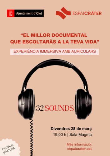 Cartell projeccio 32 Sounds