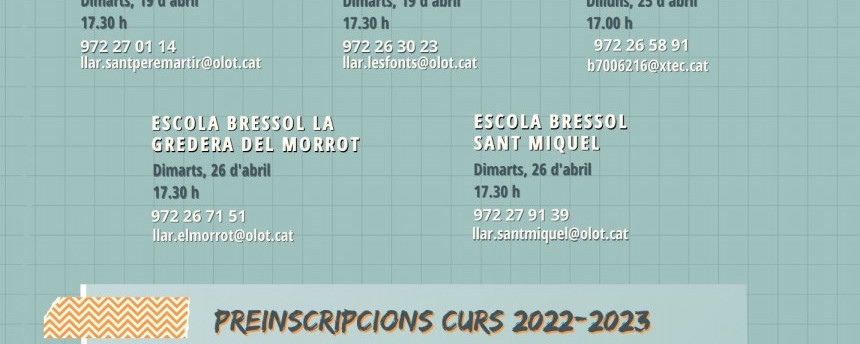 Jornada Portes Obertes Escoles Bressol_2022