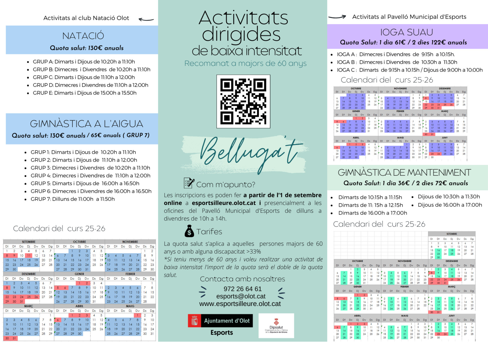 Programació activitats dirigides calendari del curs 25-26 (1)
