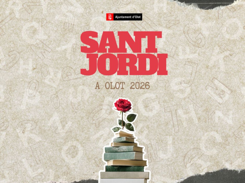 Sant Jordi Olot 2026 (Post de Facebook)