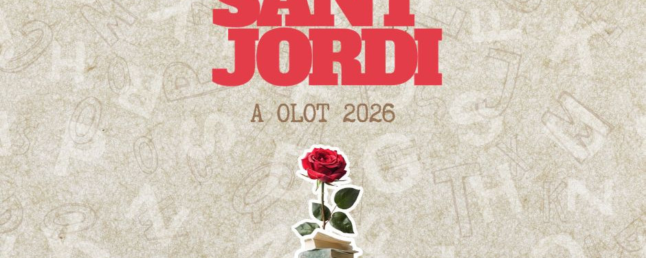 Sant Jordi Olot 2026 (Post de Facebook)