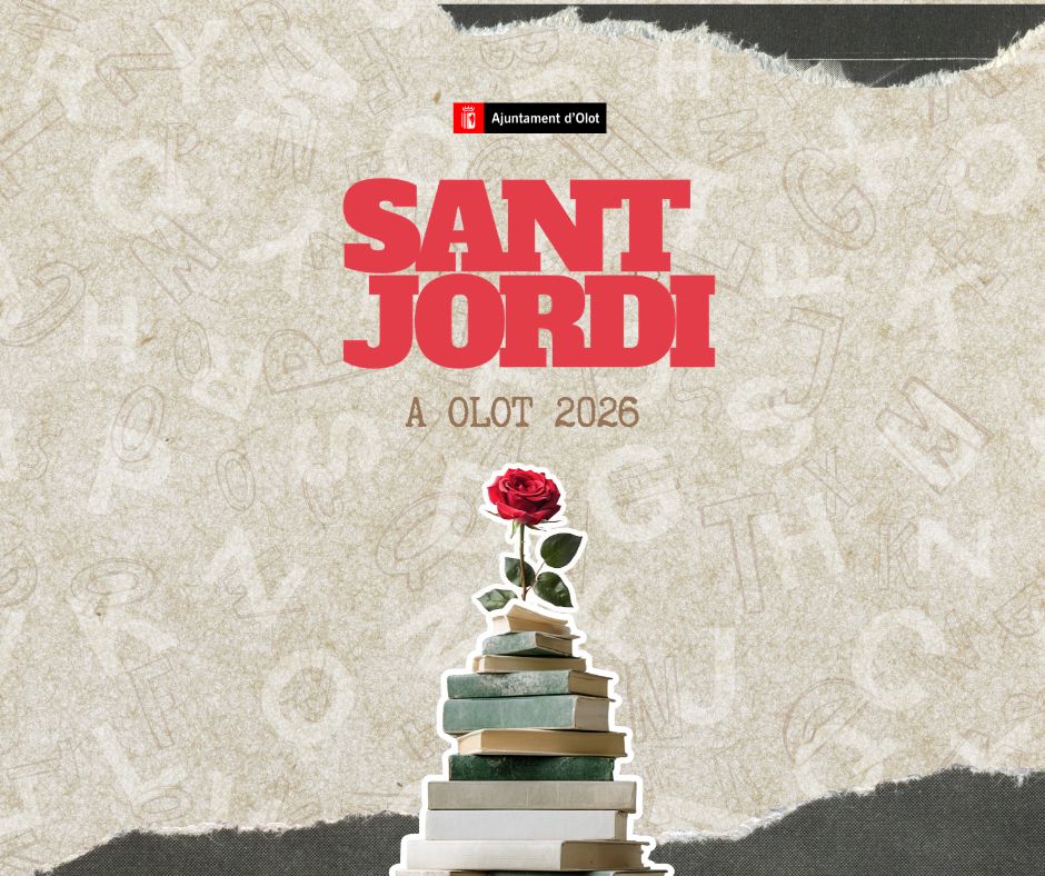 Sant Jordi Olot 2026 (Post de Facebook)